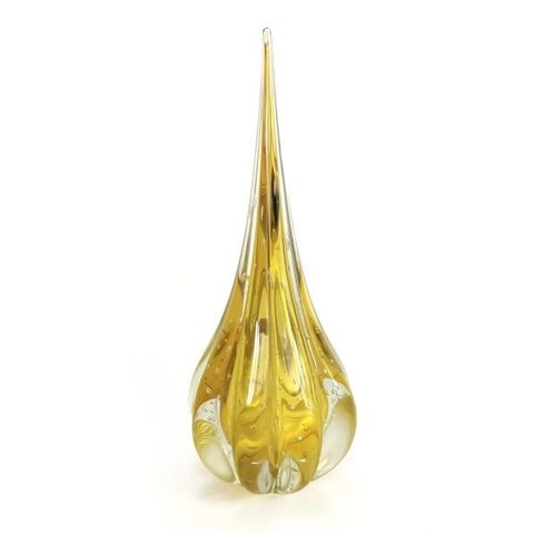 Gota de Murano Fênix G Ambar