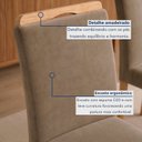 Ver mais imagens de Conjunto Sala de Jantar 8 Lugares Retangular Tampo Vidro/MDF 200x90cm Mesa e Cadeiras Lyra