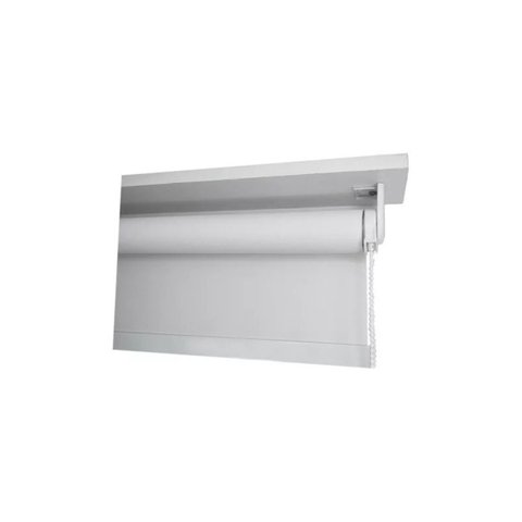 Cortina Rolo Blackout 0% 0,80 L X 2,00 a Escurecer Quarto:branco