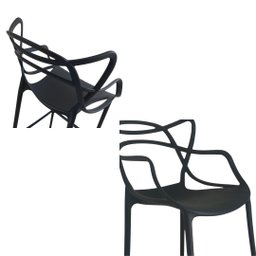 Kit 2 Banquetas Allegra Comercial Leve Resistente Pronto Uso:preto - 6