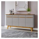 Ver imagem 3 de Aparador Buffet Opala Naturalle Off White 2076644 Bechara