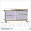 Ver imagem 5 de Aparador Buffet Opala Naturalle Off White 2076644 Bechara