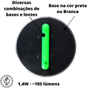 Ver imagem 3 de Ecolight Luminária Econômica - Base Preta Verde - 110v