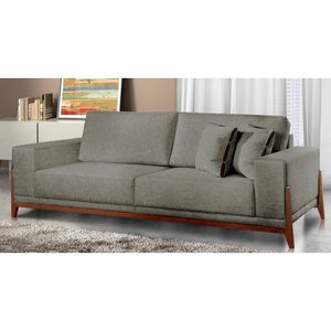 Sofá Fixo Magnus 3 Lugares Luxo 210cm Castellar Móbile