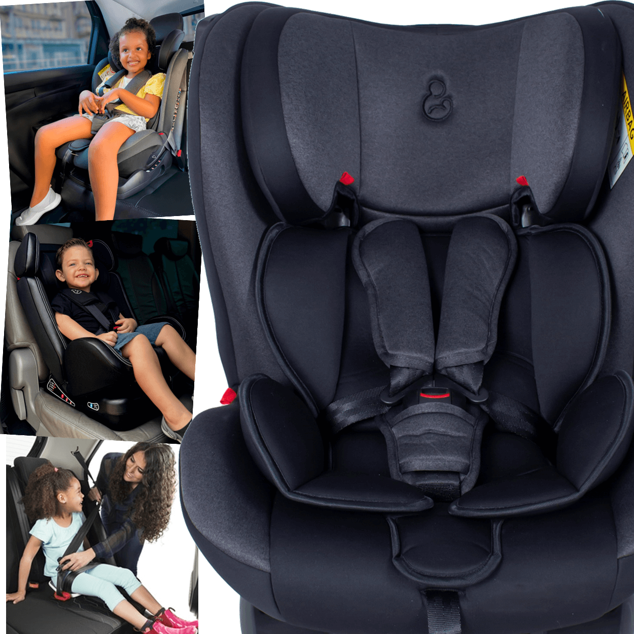 Cadeirinha para Carro Galzerano Tori Preto 0 a 36 Kg 10 Anos ...