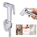 Ver imagem 3 de Ducha Higienica Completa Cromada Chuveirinho Mangueira Banheiro Casa Lavabo Flexivel Suporte Box