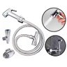 Ducha Higienica Completa Cromada Chuveirinho Mangueira Banheiro Casa Lavabo Flexivel Suporte Box - 10