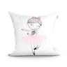 Almofada Branca para Quarto Decorativa 4 Unidades 45cm x 45cm com Refil de Silicone - 3
