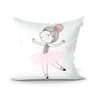 Almofada Branca para Quarto Decorativa 4 Unidades 45cm x 45cm com Refil de Silicone - 4