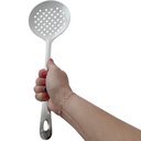 Ver imagem 5 de Kit 6 Escumadeiras 33cm Aço Inox para Frituras Espumadeiras de Arroz Grande 