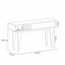 Ver imagem 5 de Aparador Buffet Henry + Mesa de Centro Grey para Sala Off White Cinamomo - Bela Móveis
