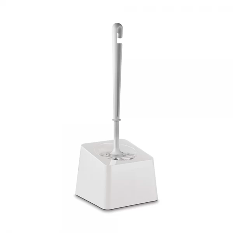 Suporte Uz com Escova para Banheiro Branco Uz548-br