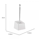 Ver imagem 2 de Suporte Uz com Escova para Banheiro Branco Uz548-br