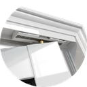 Ver imagem 5 de Porta Alumínio Camarão Lambril D.L25 Branco 60 Brimak