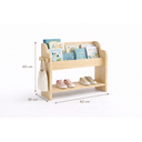 Ver imagem 2 de Revisteiro Infantil Montessori 3 em 1 Mdf Porta Livros com Prateleira