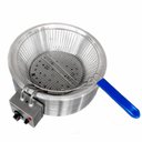 Ver imagem 1 de Fritadeira Tacho Elétrico Redonda Industrial 3 Litros Sebem 110v/220v Inox