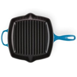 Grelha Quadrada Signature 26 cm Azul Marseille Le Creuset - 4