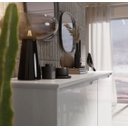 Ver imagem 4 de Aparador Buffet Sala Flow 4 Portas com Pés de Madeira - Rede Móveis