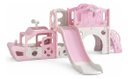 Ver imagem 2 de Playground Infantil 11 em 1 Parquinho Escorregador com Cesta:Rosa