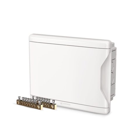 Quadro Distribuição Pvc 2736 Barras Tampa Branca Krona