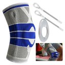 Ver imagem 1 de Joelheira Gel Silicone Ortopedica Compressao Patela Suporte Exercicio Muscular Fisico Atletismo