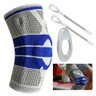 Joelheira Gel Silicone Ortopedica Compressao Patela Suporte Exercicio Muscular Fisico Atletismo - 1