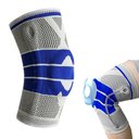 Ver mais imagens de Joelheira Gel Silicone Ortopedica Compressao Patela Suporte Exercicio Muscular Fisico Atletismo