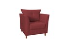 Ver imagem 1 de Cadeira Estofada Isa Confortável para Consultório Psicologia - Sv Decor:bordo