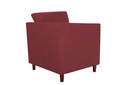 Ver imagem 2 de Cadeira Estofada Isa Confortável para Consultório Psicologia - Sv Decor:bordo