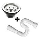 Ver imagem 6 de Cuba Redonda Cozinha 40 Cm Aço Inox 304 com Válvula e Sifão