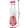 Mini Liquidificador Portatil Garrafinha Suco Vitamina 350ml - 4