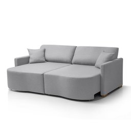 Sofá Cama Retrátil 2 Lugares 184 Cm Moscow Redenobre:cinza Claro - 2