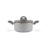 Jogo de Panelas Brinox Antiaderente Ceramic Life 5 Peças Marble Blend com Indução Cinza Claro Cinza - 4