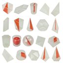 Ver imagem 1 de Sólidos Geométricos Em Acrílico Pedagógico Professor 20 Pçs