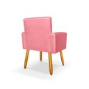 Ver imagem 3 de Poltrona Manicure Nina Recepção Cadeira Salão de Beleza Consultório Rosa