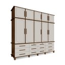Ver imagem 3 de Guarda-Roupa Casal Vintage Berlim Malbec Off-White