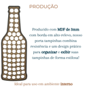 Ver imagem 3 de Porta Tampinha Cerveja Tampa Garrafa Decoração Mdf