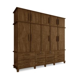 Guarda-Roupa Casal Vintage Berlim Malbec - 3