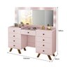 Penteadeira Camarim com Banqueta Espelho e Luzes Led Mila Rose - 4