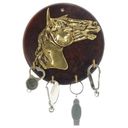 Ver imagem 2 de Porta Chaves Cavalo Artesanal em Latão e Mdf Sat