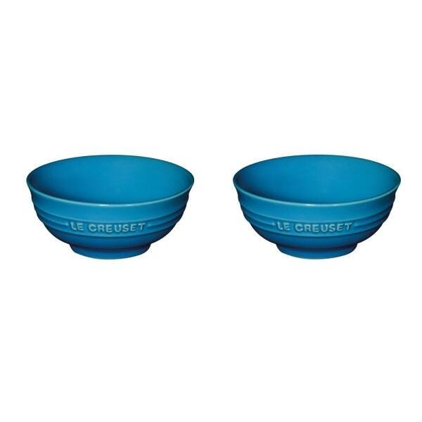 Jogo de 2 Mini Bowl de Cerâmica 180 ml Azul Marseille Le Creuset - 1