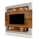 Ver imagem 3 de Painel TV 75 Polegadas com Luzes LED Milão New Carvalho Off White