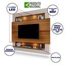 Ver imagem 2 de Painel TV 75 Polegadas com Luzes LED Milão New Carvalho Off White