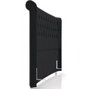 Ver imagem 6 de Cabeceira Cama Box Queen 160cm Estofada Meora P05 Veludo Preto - Lyam Decor