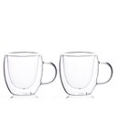 Ver imagem 1 de Conjunto 2 Xícaras Café com Parede Dupla com Alça 150ml
