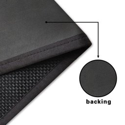 Tapete Piquet Preto 0,50x1,80:preto - 4