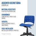 Ver imagem 3 de Assento Plástico Ergoplax Azul Bic Cadeira Iso