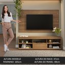 Ver imagem 6 de Rack com Painel para Tv até 65 Polegadas Rustic Orlando Madesa