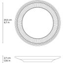 Ver imagem 2 de Prato de Sobremesa Roma Branco Ø20,5cm Mesa Posta Porto Brasil