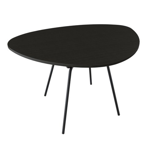 Mesa de Jantar Orgânica 120cm Barcelona Preto